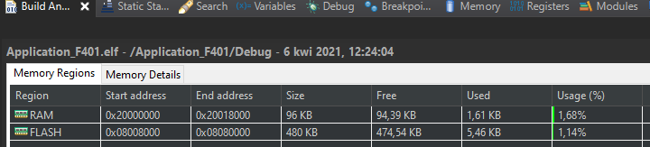 Application build analysis
