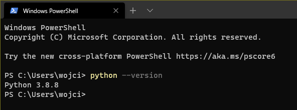 check python version